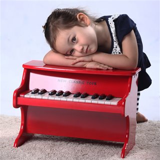 Electronic piano - 25 keys - red